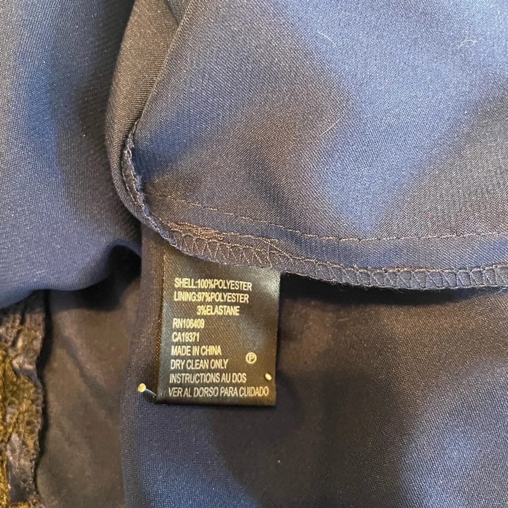 Tahari beautiful blue lace dress - Picture 9 of 11